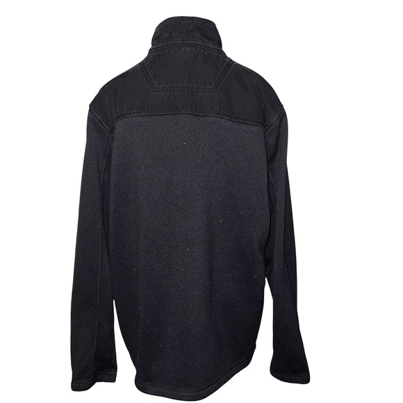 Timberland Full Zip Knit Jacket Black Large EUC - Picture 2 of 8